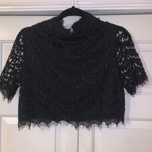 Lacy Crop Top